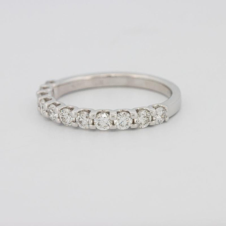 11 Half Round Floating Eternity band - ZIZOV DIAMONDS