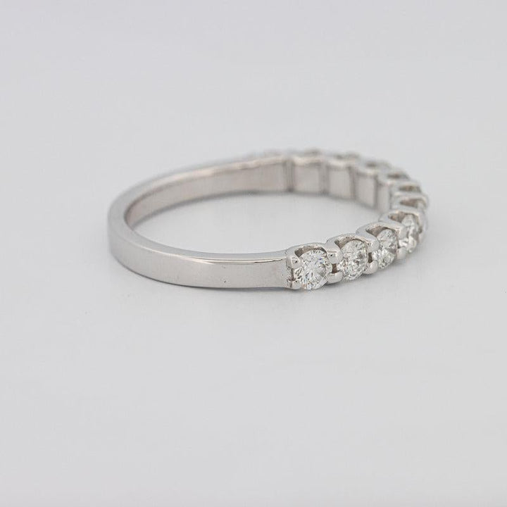 11 Half Round Floating Eternity band - ZIZOV DIAMONDS