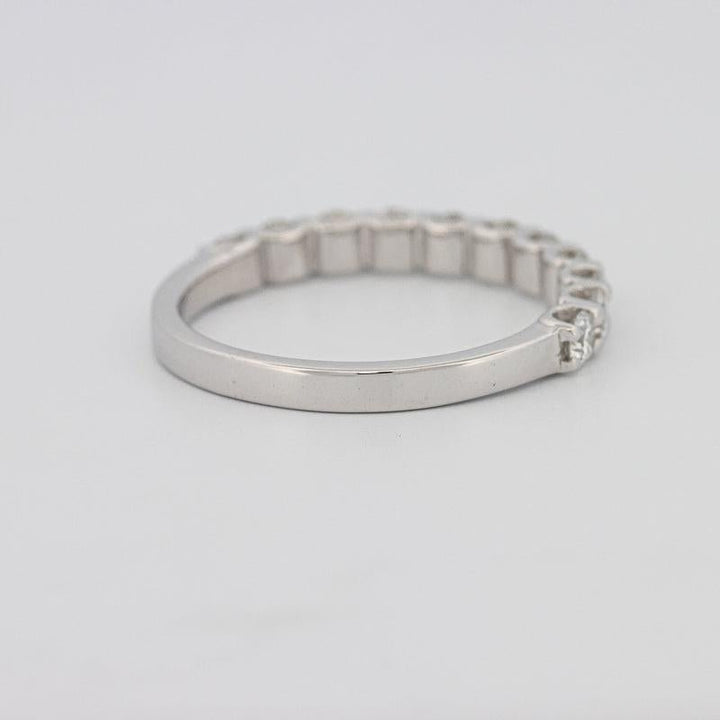 11 Half Round Floating Eternity band - ZIZOV DIAMONDS