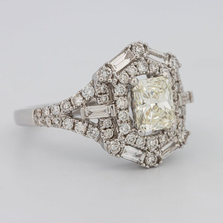 1.10 CT Crown Square Radiant Solitaire - ZIZOV DIAMONDS