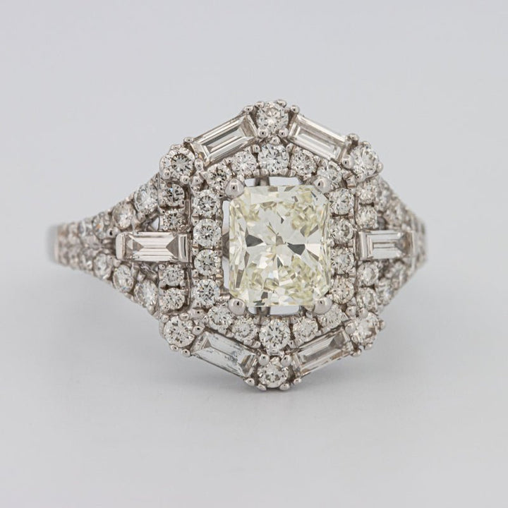 1.10 CT Crown Square Radiant Solitaire - ZIZOV DIAMONDS