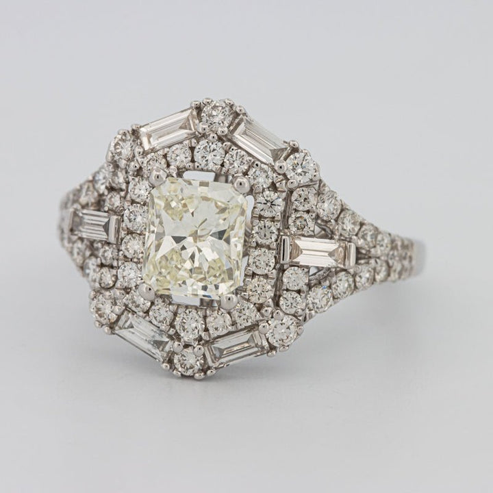 1.10 CT Crown Square Radiant Solitaire - ZIZOV DIAMONDS
