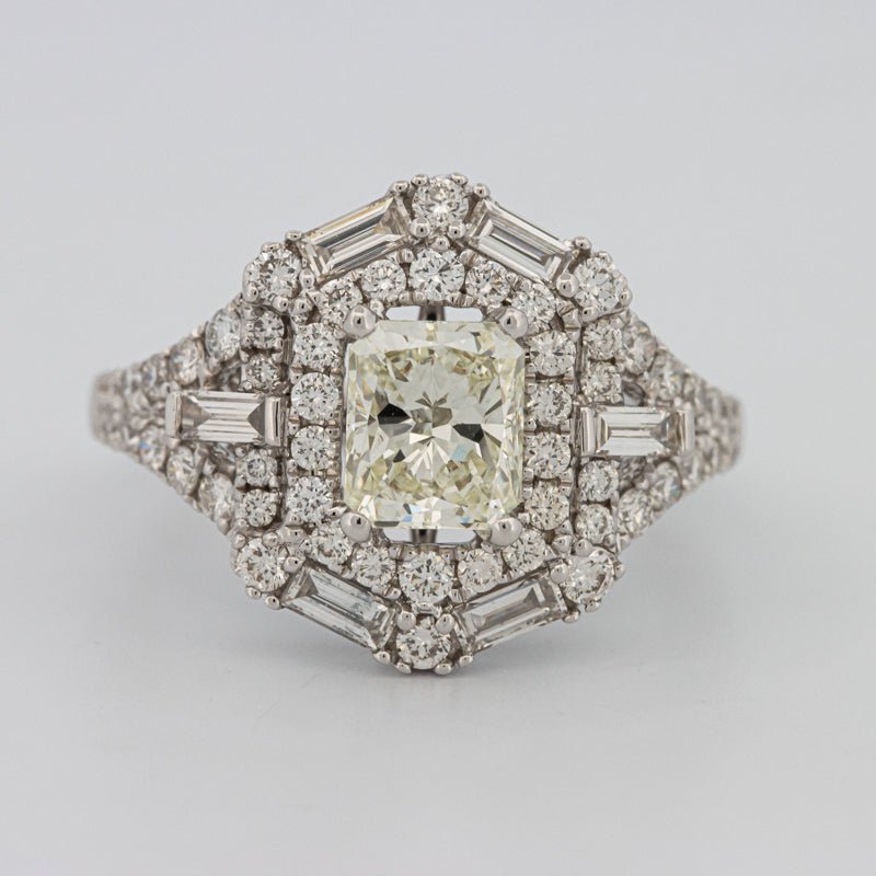 1.10 CT Crown Square Radiant Solitaire - ZIZOV DIAMONDS