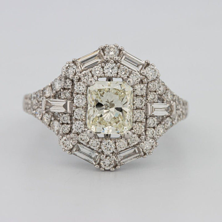 1.10 CT Crown Square Radiant Solitaire - ZIZOV DIAMONDS