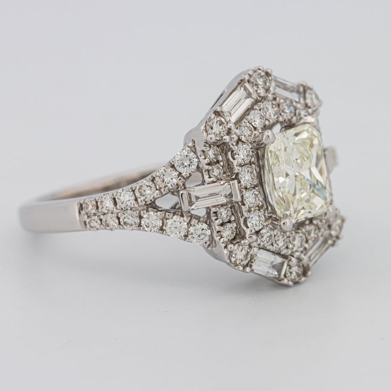 1.10 CT Crown Square Radiant Solitaire - ZIZOV DIAMONDS