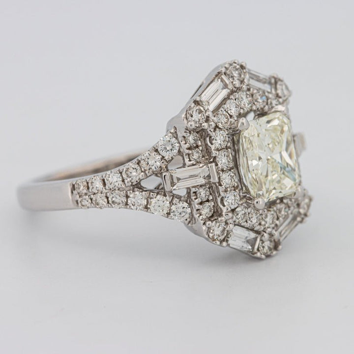 1.10 CT Crown Square Radiant Solitaire - ZIZOV DIAMONDS