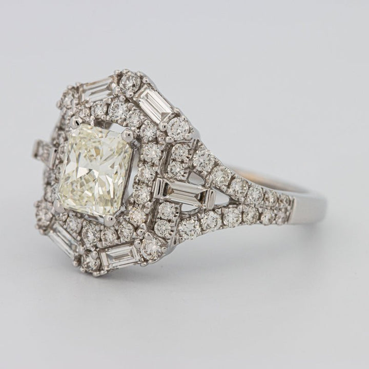 1.10 CT Crown Square Radiant Solitaire - ZIZOV DIAMONDS