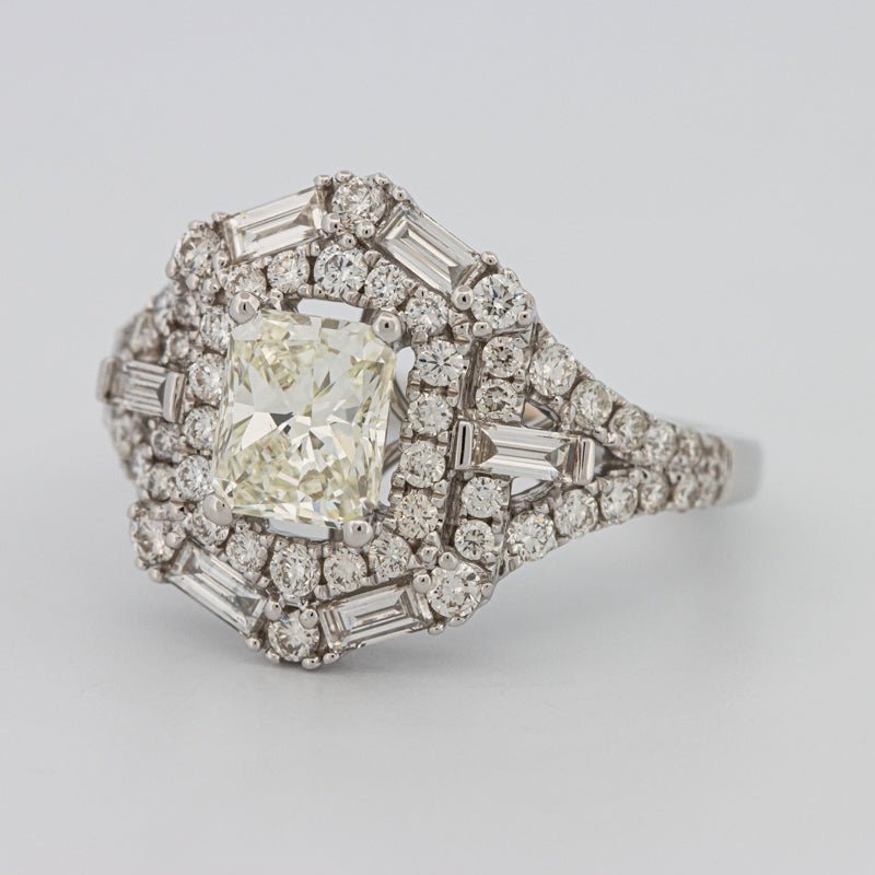 1.10 CT Crown Square Radiant Solitaire - ZIZOV DIAMONDS