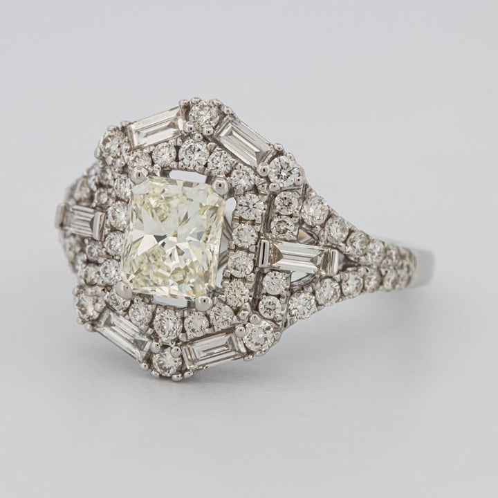 1.10 CT Crown Square Radiant Solitaire - ZIZOV DIAMONDS