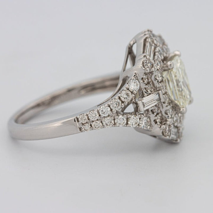 1.10 CT Crown Square Radiant Solitaire - ZIZOV DIAMONDS