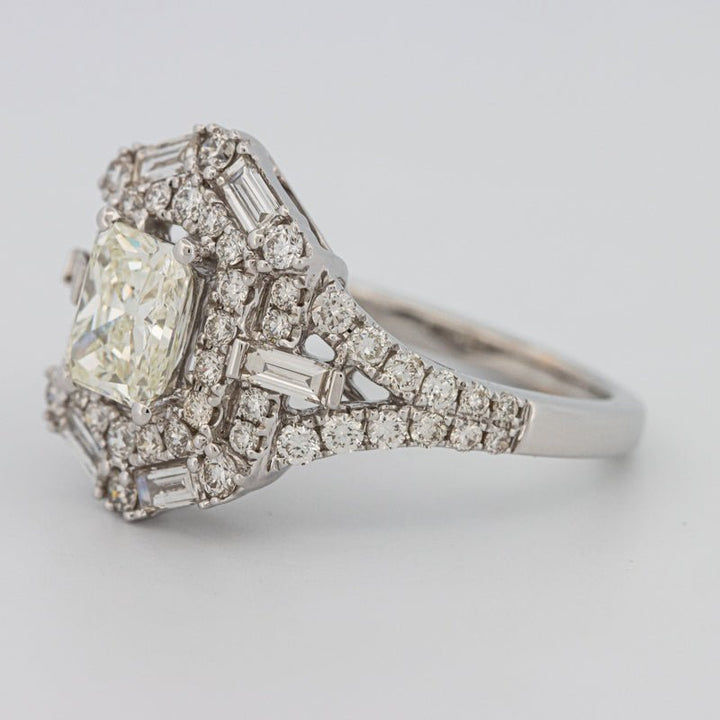1.10 CT Crown Square Radiant Solitaire - ZIZOV DIAMONDS