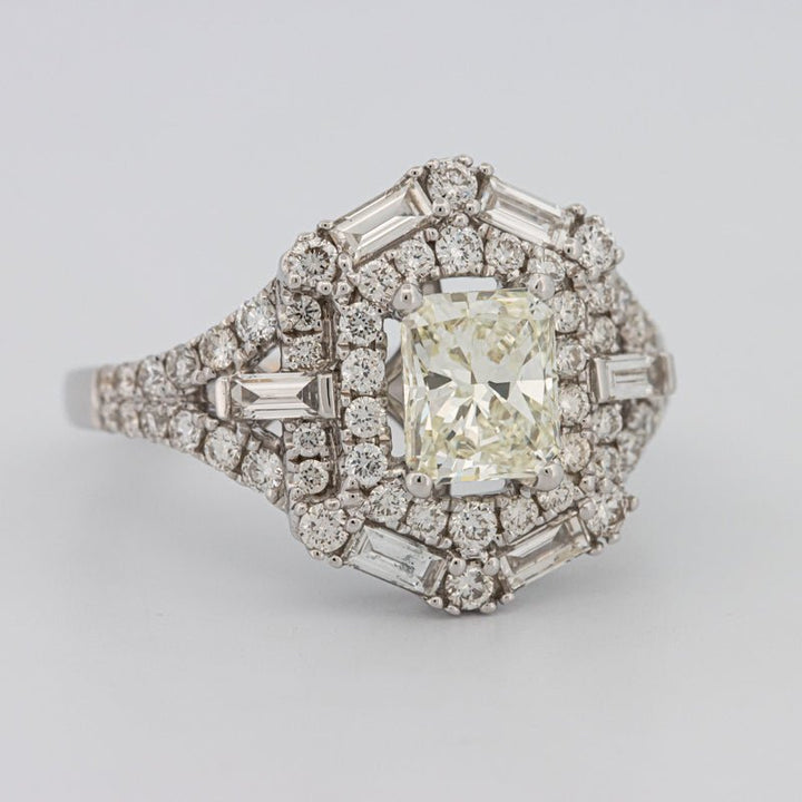 1.10 CT Crown Square Radiant Solitaire - ZIZOV DIAMONDS