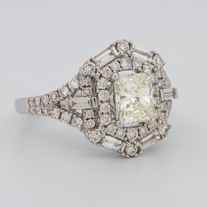 1.10 CT Crown Square Radiant Solitaire - ZIZOV DIAMONDS
