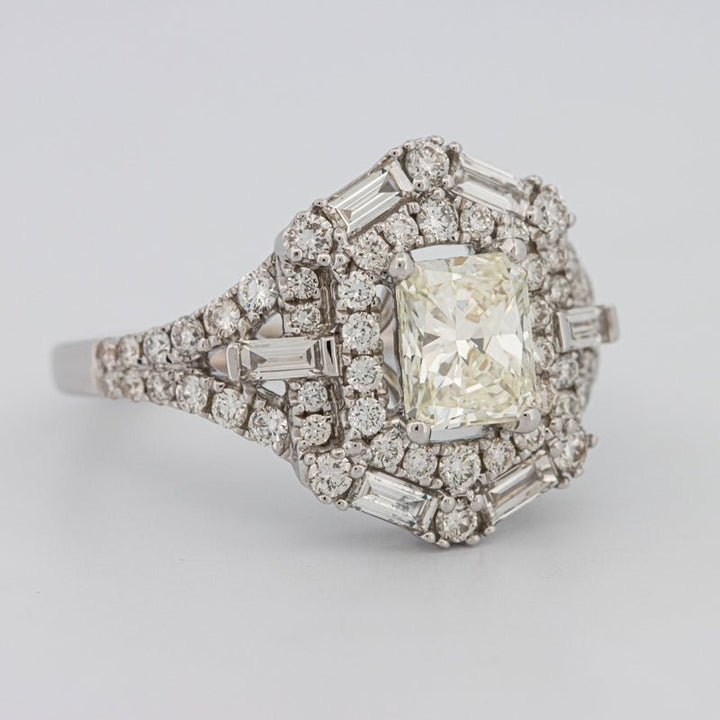 1.10 CT Crown Square Radiant Solitaire - ZIZOV DIAMONDS