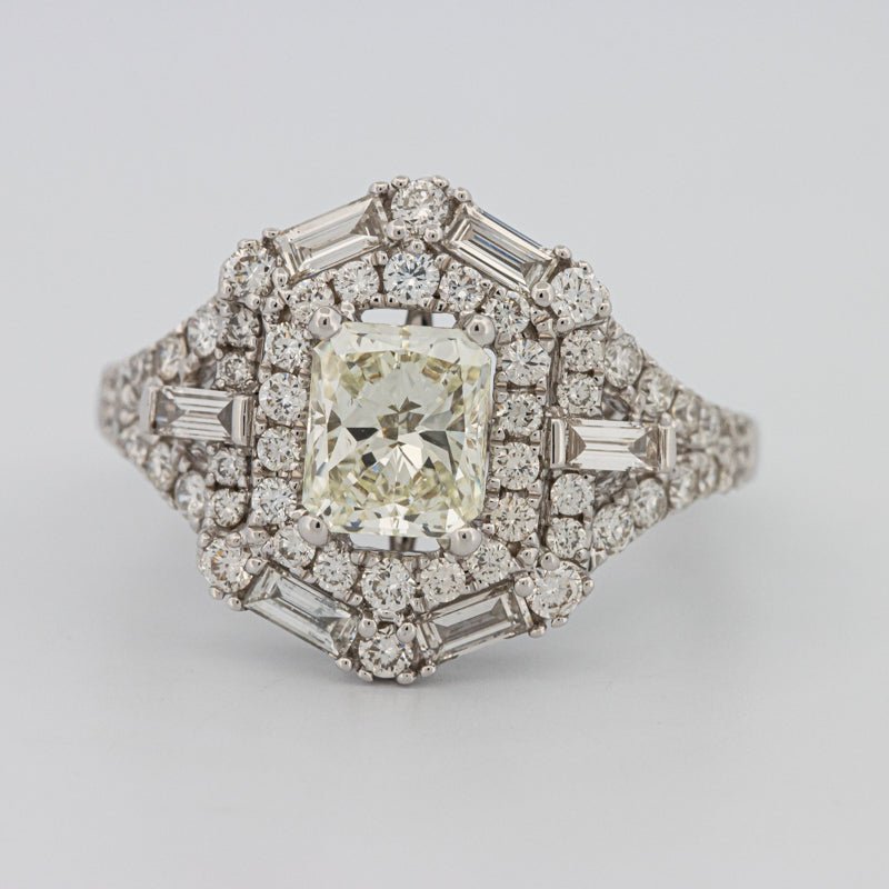 1.10 CT Crown Square Radiant Solitaire - ZIZOV DIAMONDS