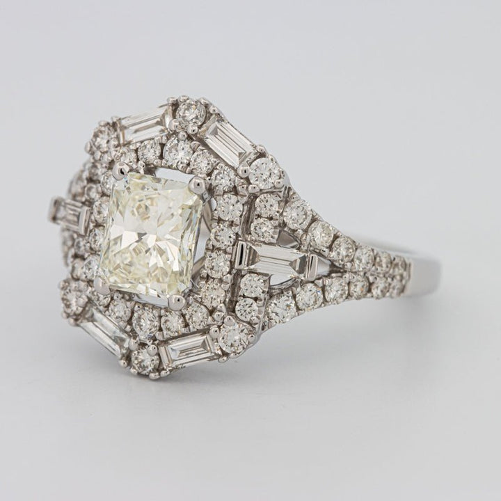 1.10 CT Crown Square Radiant Solitaire - ZIZOV DIAMONDS