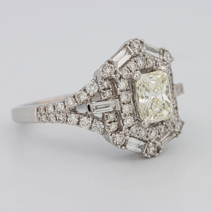 1.10 CT Crown Square Radiant Solitaire - ZIZOV DIAMONDS