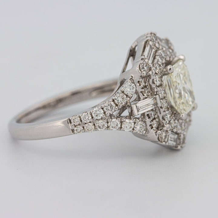 1.10 CT Crown Square Radiant Solitaire - ZIZOV DIAMONDS