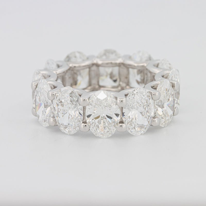 12 CT Full Oval Eternity Ring (LG) - ZIZOV DIAMONDS