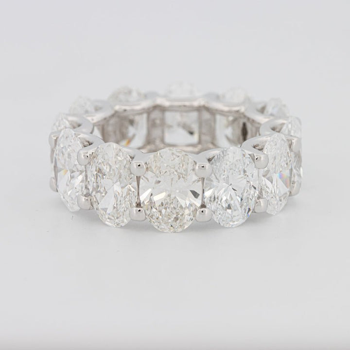 12 CT Full Oval Eternity Ring (LG) - ZIZOV DIAMONDS