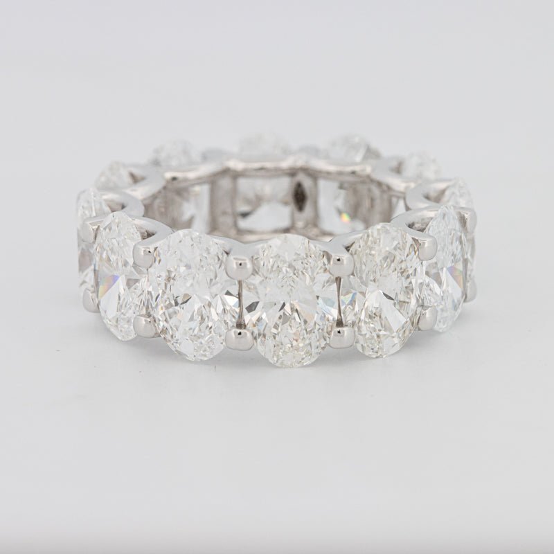 12 CT Full Oval Eternity Ring (LG) - ZIZOV DIAMONDS
