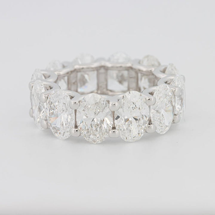 12 CT Full Oval Eternity Ring (LG) - ZIZOV DIAMONDS
