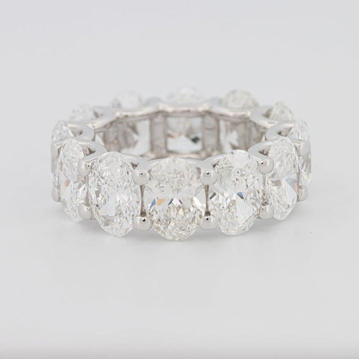 12 CT Full Oval Eternity Ring (LG) - ZIZOV DIAMONDS