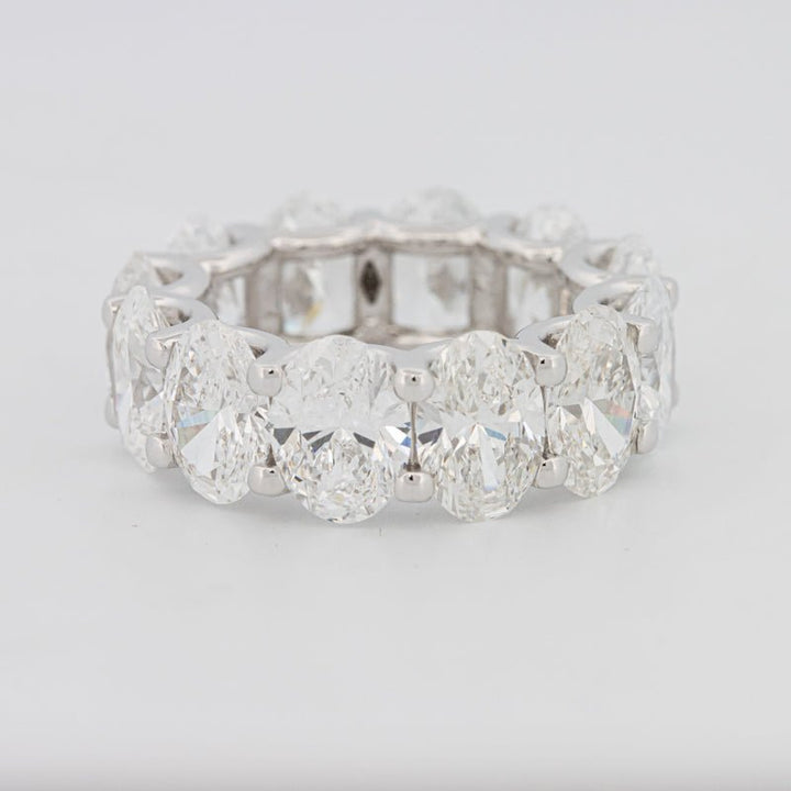 12 CT Full Oval Eternity Ring (LG) - ZIZOV DIAMONDS
