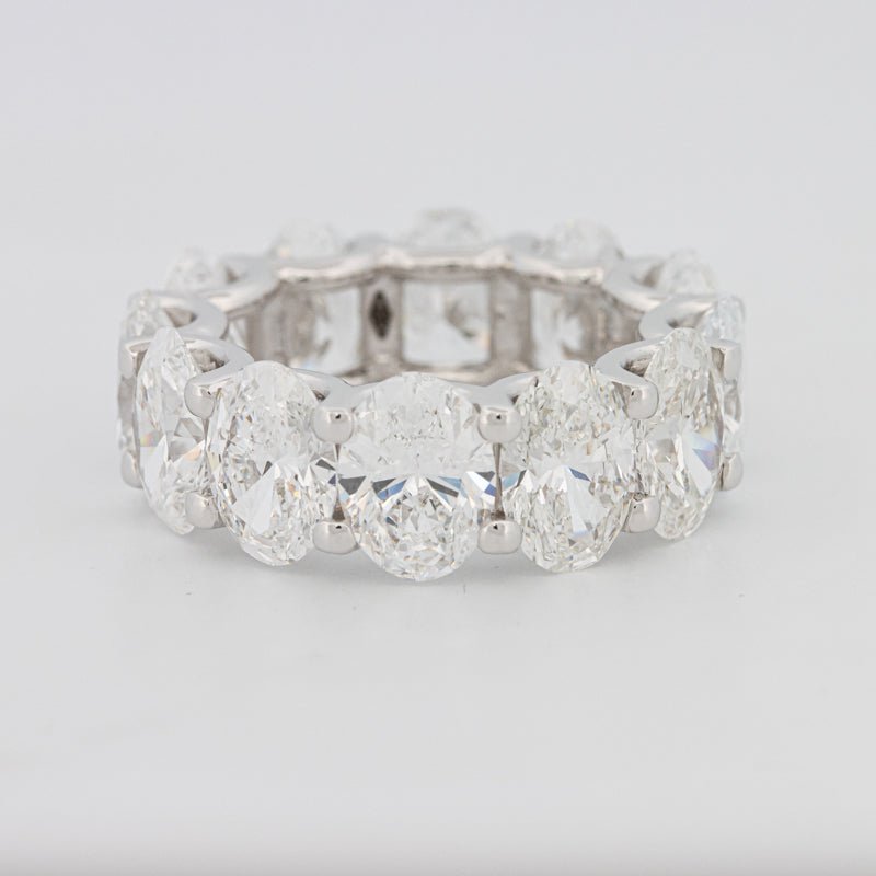 12 CT Full Oval Eternity Ring (LG) - ZIZOV DIAMONDS