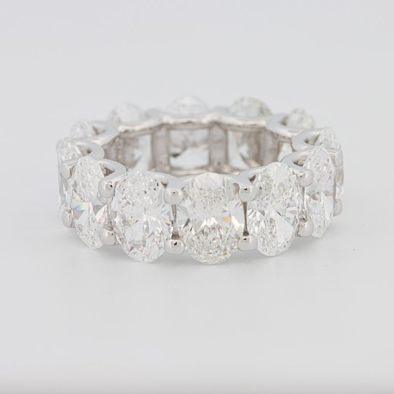 12 CT Full Oval Eternity Ring (LG) - ZIZOV DIAMONDS