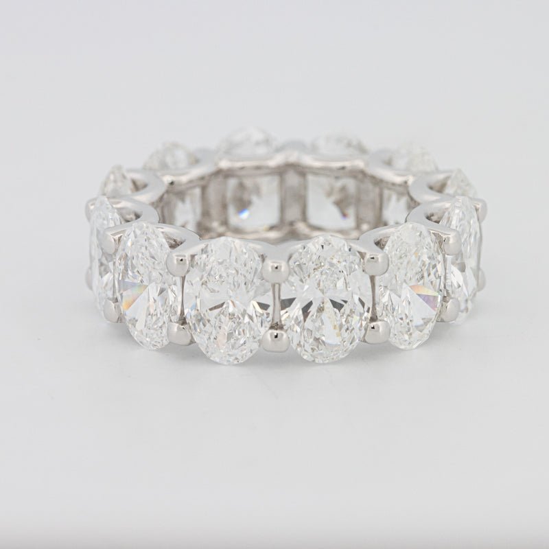 12 CT Full Oval Eternity Ring (LG) - ZIZOV DIAMONDS