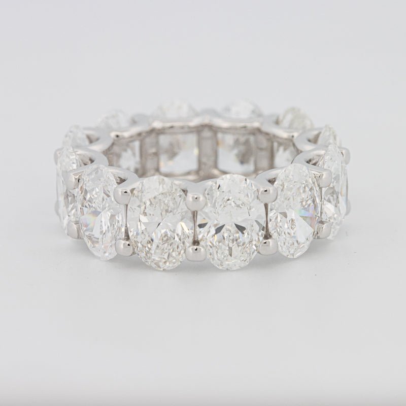 12 CT Full Oval Eternity Ring (LG) - ZIZOV DIAMONDS