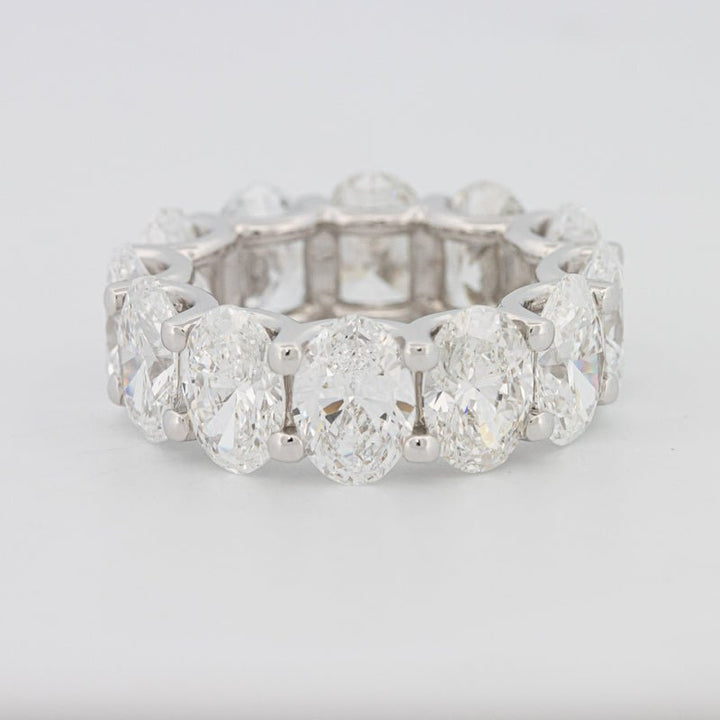 12 CT Full Oval Eternity Ring (LG) - ZIZOV DIAMONDS
