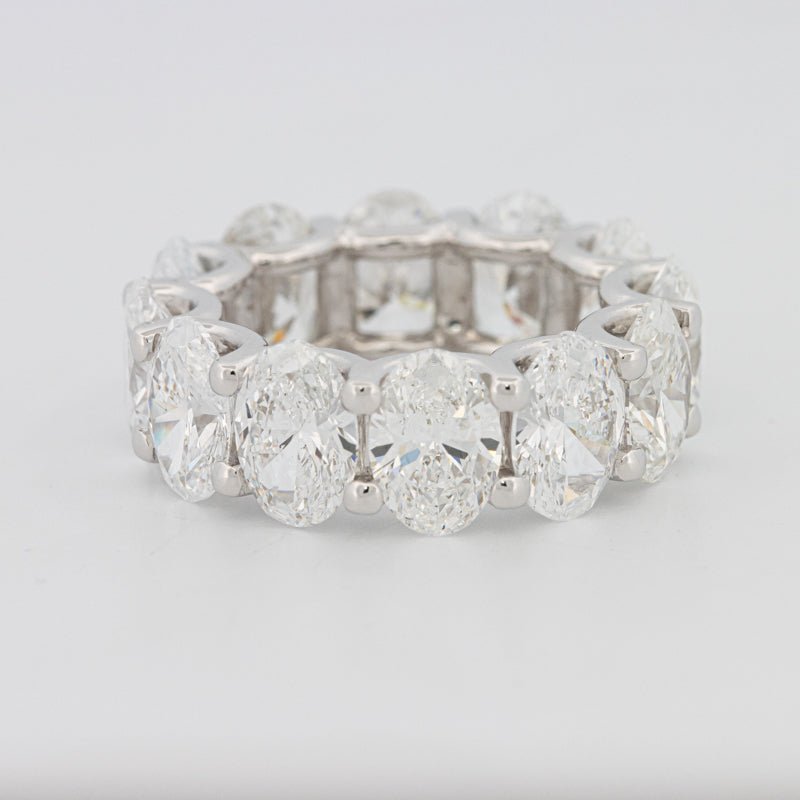 12 CT Full Oval Eternity Ring (LG) - ZIZOV DIAMONDS