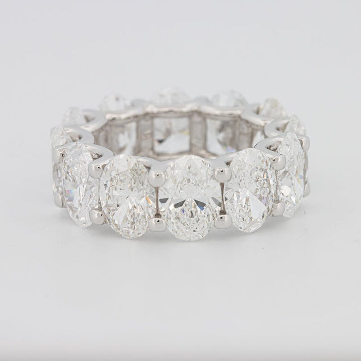 12 CT Full Oval Eternity Ring (LG) - ZIZOV DIAMONDS