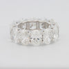 12 CT Full Oval Eternity Ring (LG) - ZIZOV DIAMONDS