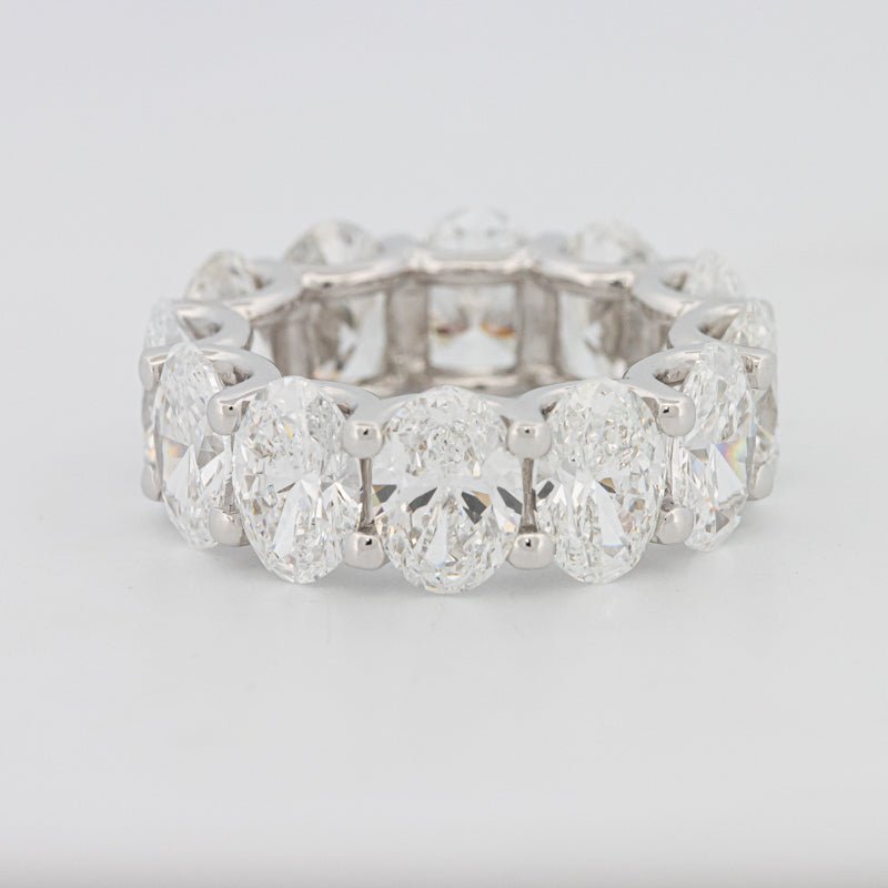 12 CT Full Oval Eternity Ring (LG) - ZIZOV DIAMONDS