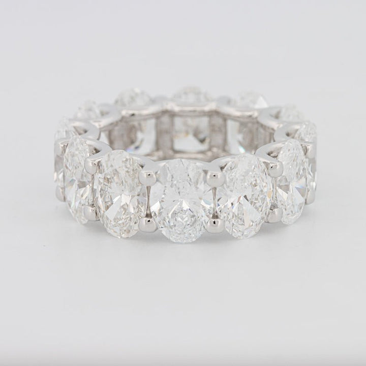 12 CT Full Oval Eternity Ring (LG) - ZIZOV DIAMONDS