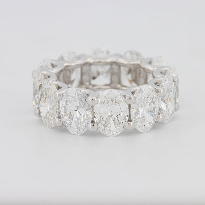 12 CT Full Oval Eternity Ring (LG) - ZIZOV DIAMONDS