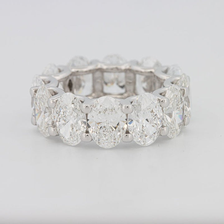 12 CT Full Oval Eternity Ring (LG) - ZIZOV DIAMONDS