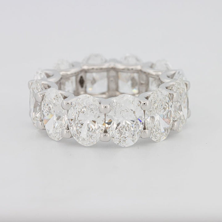 12 CT Full Oval Eternity Ring (LG) - ZIZOV DIAMONDS