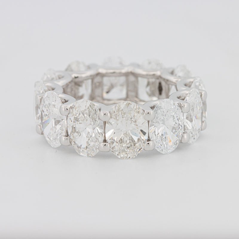 12 CT Full Oval Eternity Ring (LG) - ZIZOV DIAMONDS