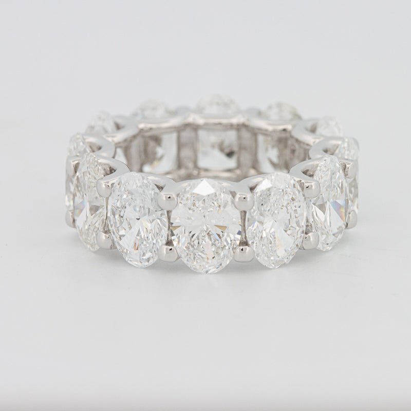 Anillo de Eternidad Ovalado Completo de 12 CT (LG)