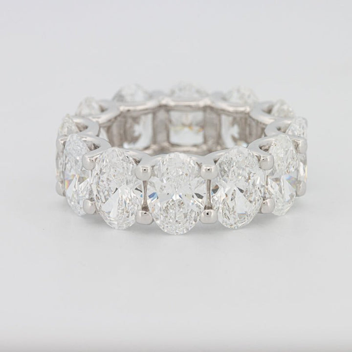 12 CT Full Oval Eternity Ring (LG) - ZIZOV DIAMONDS