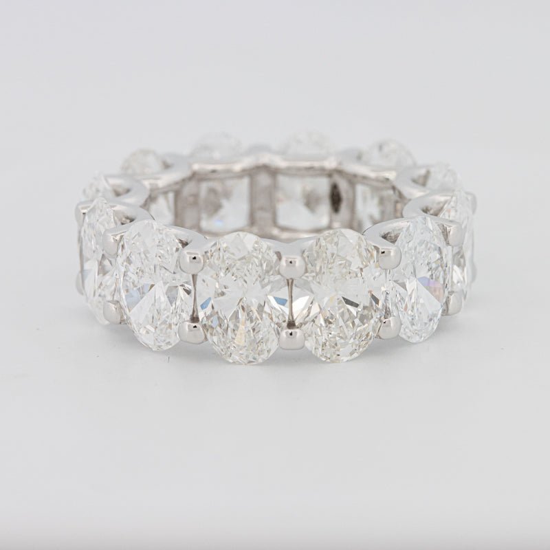 12 CT Full Oval Eternity Ring (LG) - ZIZOV DIAMONDS