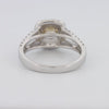 1.20 CT Fancy Yellow Brownish Intense Cushion Halo Solitaire - ZIZOV DIAMONDS