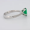 1.20 CT Pearshape Green Emerald Ring - ZIZOV DIAMONDS