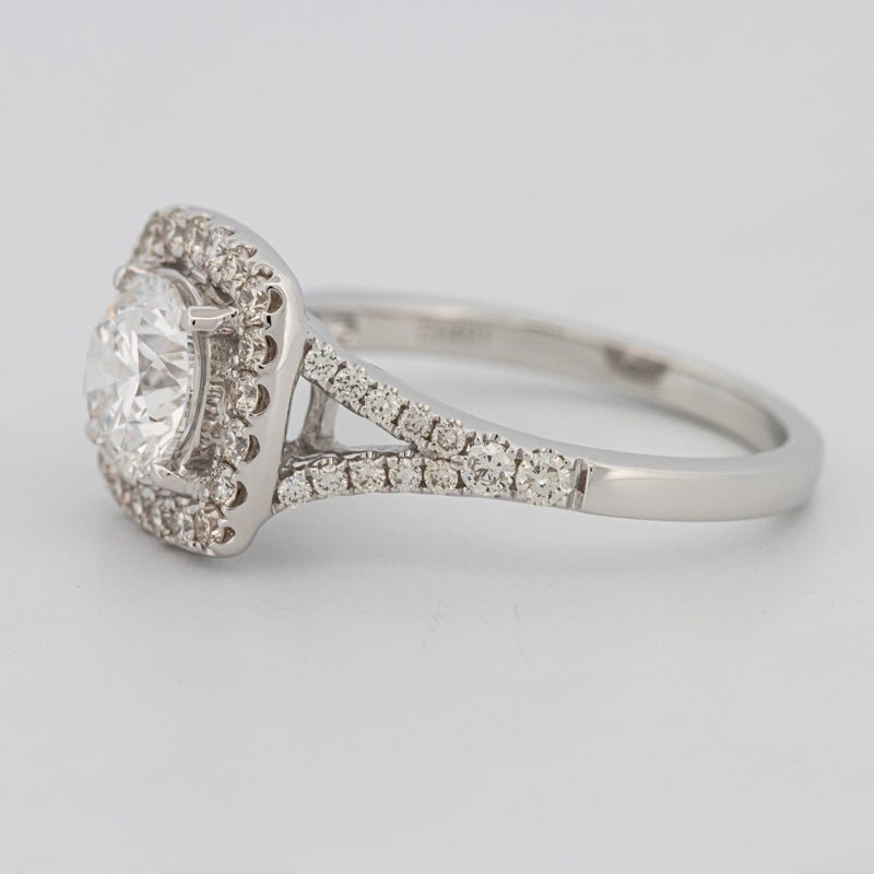 1.20 CT Round Cut Halo Pavé Solitaire (LG) - ZIZOV DIAMONDS