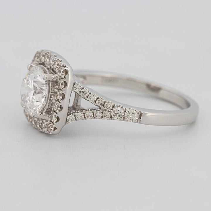 1.20 CT Round Cut Halo Pavé Solitaire (LG) - ZIZOV DIAMONDS