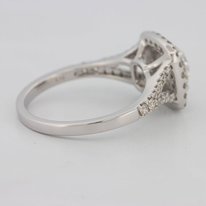 1.20 CT Round Cut Halo Pavé Solitaire (LG) - ZIZOV DIAMONDS